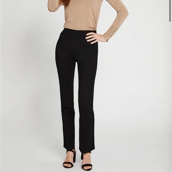 Betabrand Classic Dress Pant Yoga Pants Straight Large - Picture 1 of 7